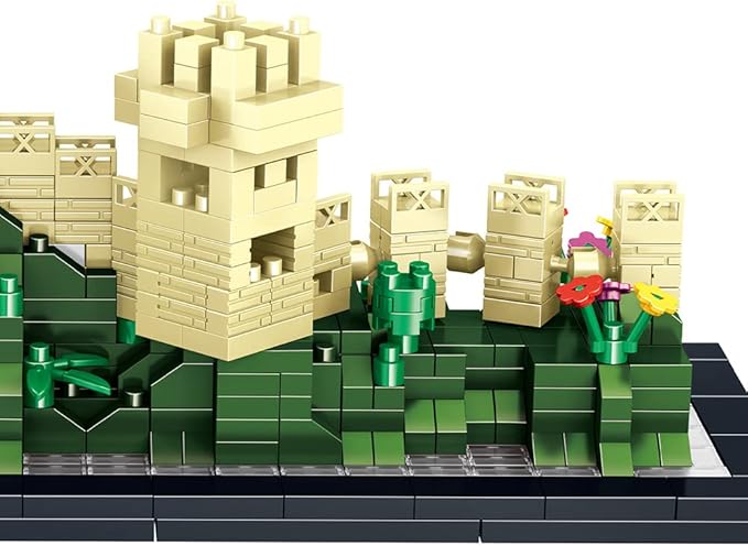 Great Wall of China Building Blocks Set (1202Pcs) Famous World Architecture Fortifications Educational Toys Micro Bricks for Kids Adults