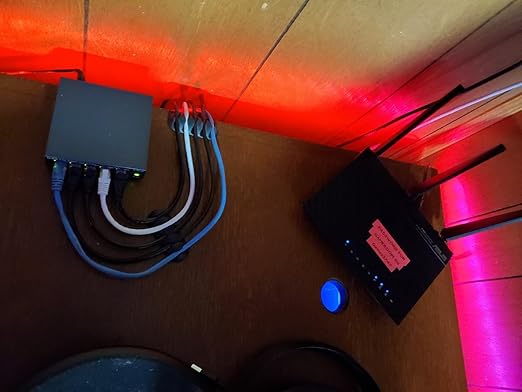 OHill Desk Cable Management Cord Organizer, 24 Pack Black Self Adhesive Cord Holder Cable Clips, Ideal Cable Organizer Wire Keeper for Desk, Nightstand, Phone Charger, Computer, Home, Office, Car