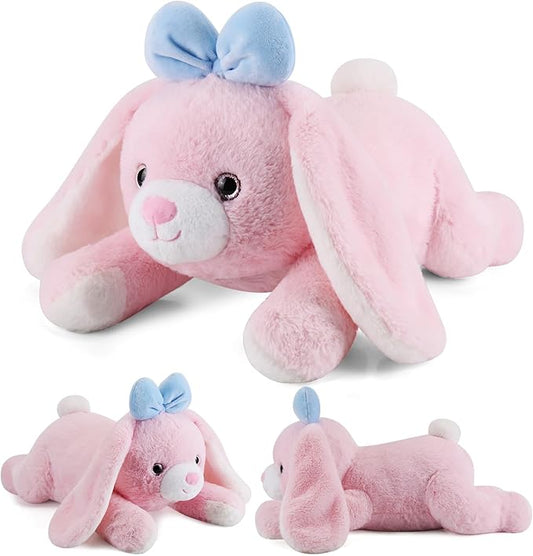 Bunny Weighted Stuffed Animals - 22 Inch 4.5 Pounds Weighted Plushies Rabbit - Big Plush Bunny Stuffed Animals Pillow - Cute Plush Toys Gifts for Kids & Adults