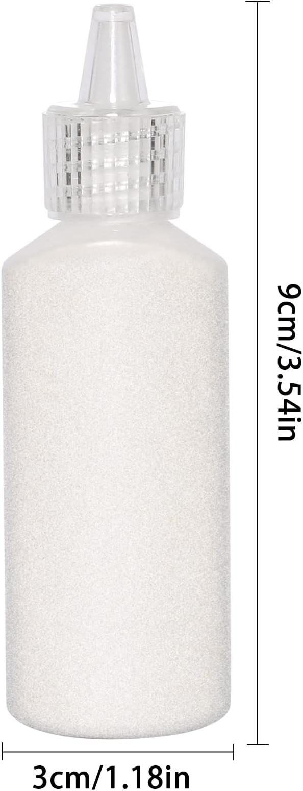 24 Pcs Art Sand, Assorted Colors Craft Sand Kit 1.25oz Bottles Sand Arts and Crafts Kit DIY Sand Painting Vase Glass Sand Scenic Sand Wedding Sand for Decorations Party Favors