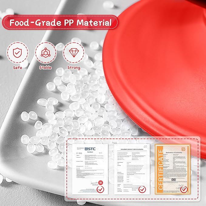 Kids Sensory Swivel Chair, Sensory Spin Chair for Autism Kids, Body Coordination Training Chair, Spin Seat, Metal Base, Non-Slip Design, (Red)