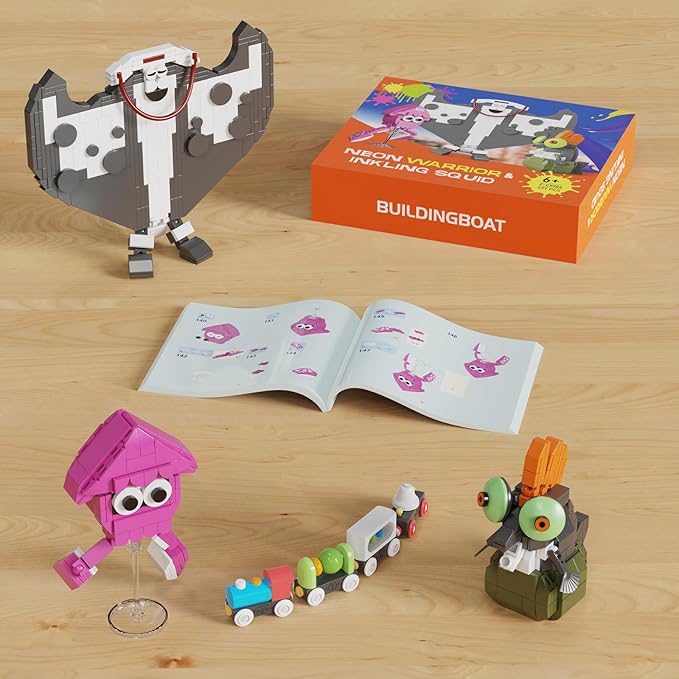 Game Cartoon Building Sets, Figure Building Blocks Kits Compatible with Lego, Stable Lovely Building Model Creative Idea Gift for Boys Teens Kids 8+ (497 Pieces)