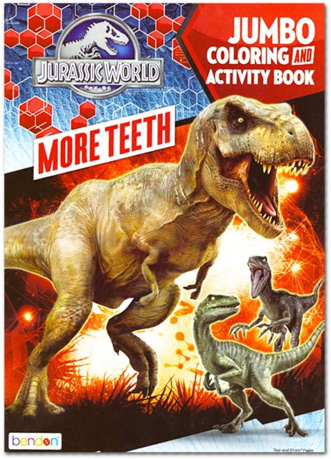 Coloring Books for Boys Super Set ~ Bundle Includes 5 Books and Stickers (Hot Wheels, Transformers, Jurassic World, Star Wars, Disney Cars)