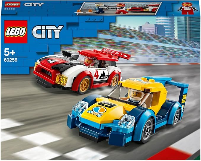 LEGO 60256 City Nitro Wheels Racing Cars Toy with 2 Race Drivers Minifigures, Rally Vehicles for Kids 5+ Year Old