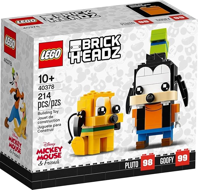 LEGO Disney Brick Headz Pluto Goofy Set 40378, 10+ months
