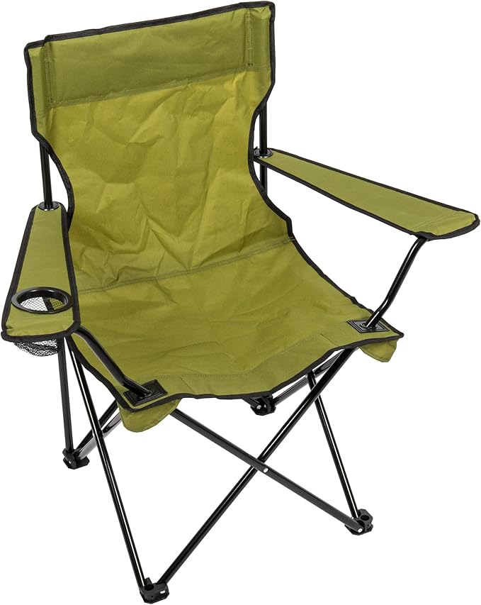 CAMP & GO Portable Max Quad Camping Cup Holders and Carrying Bag Chair