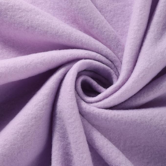 CAI TENG Fleece Throw Blankets Blanket for Couch Bed 50x60 Kids Blanket 6 Pack Warm Fleece Fabric Soft Cozy Travel Blankets & Throws Lightweight Small Wedding Gifts Yard Light Purple