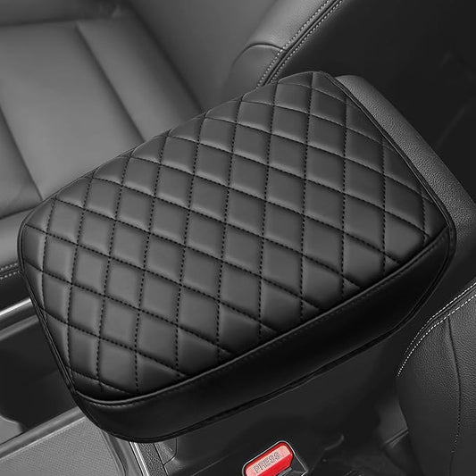 Bercicci Center Console Armrest Cover Compatible with Honda 2012-2016 CRV Accessories Leather Material Center Console Liner Protection