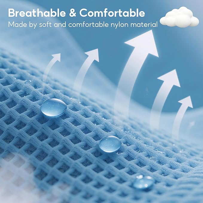 2-Pack Airplane Foot Hammock, Adjustable Plane Foot Rest for Long Flight, Plane Travel Essentials to Relax Your Feet, Foot Rest for Air Travel, Desk & Car