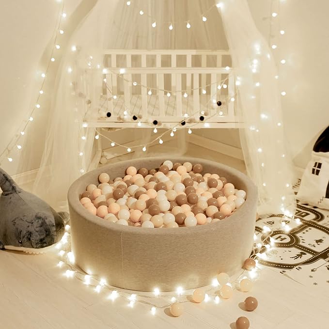 GOGOSO Ball Pit Balls for Toddles, Kids Plastic Balls for BallPit, Pool, Baby Party Accessories, Birthday Decoration 50 100 200 500 1000