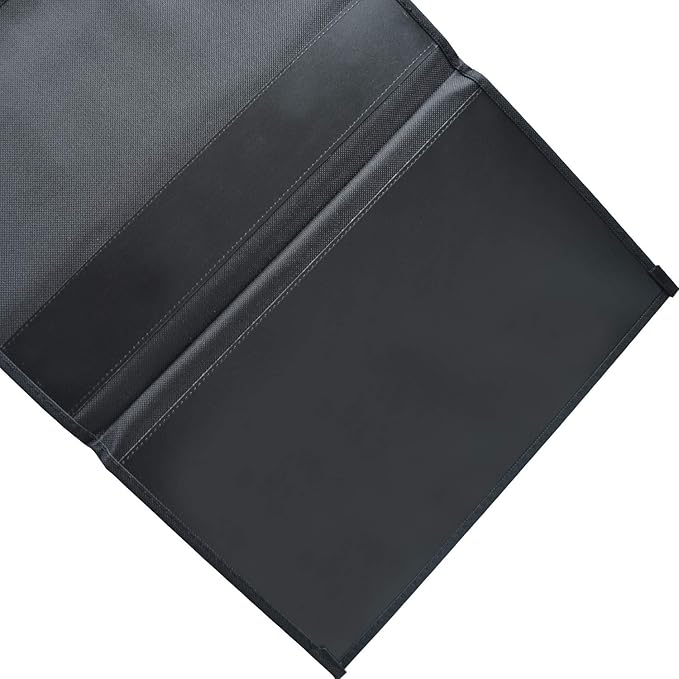 Bedside Storage Organizer, Bedside Caddy, Table Cabinet Storage Organizer, TV Remote Control, Phones, Magazines, Tablets, Accessories (Black)