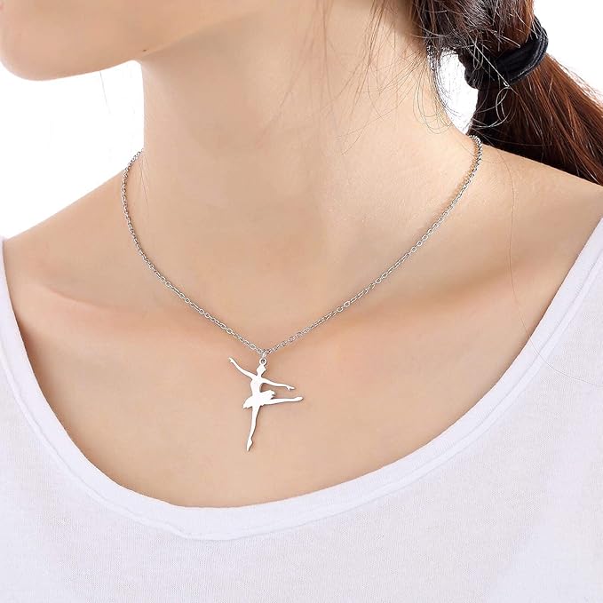 Jewelkeeper Ballerina Music Box & Little Girls Jewellery Set - 3 Ballerina Gifts for Girls