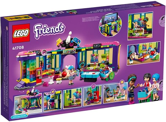 LEGO® Friends Roller Disco Arcade 41708 Building;Comes with a Toy Boat and Lots of Boat Accessories