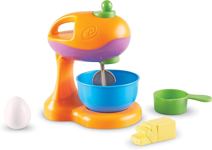 Learning Resources New Sprouts Mix it!, Pretend Play Food, Food Maker Toys, 6 Pieces, Ages 2+