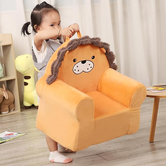 Cuddly Toddler First Chair, Premium Character Chair, Little Lion, 18 Month up to 3 Years
