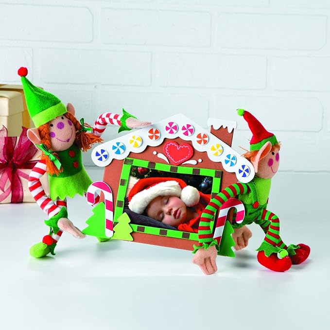 Gingerbread House Picture Magnet Craft K - Crafts for Kids and Fun Home Activities