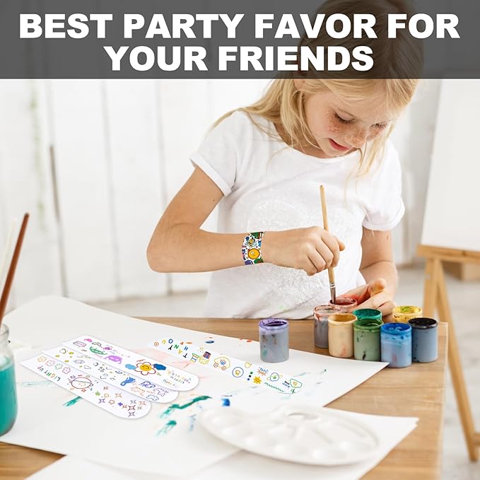 30Pcs Sublimation Slap Bracelets Blank, Slap Bracelets Wristbands for Sunday School Supplies Kids Gifts Birthday Party Favors (Religious)