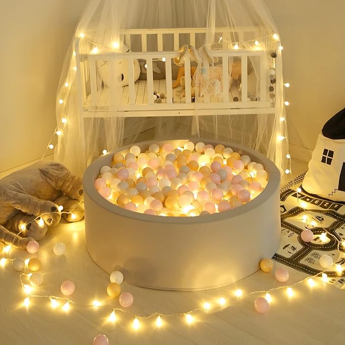 GOGOSO Pit Balls Pack of 100 - Purple Colors Ball Pit Ball BPA Free Plastic Ball for Toddlers Baby Kids Birthday Pool Tent Party Favors Summer Water Bath Toy (5.5CM)