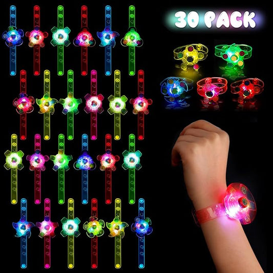 30Pcs Glow in The Dark Party Favors for Kids 8-12 4-8, Easter Egg Fillers Basket Stuffers Teens Neon Encanto Cocomelon Birthday Goodie Bag