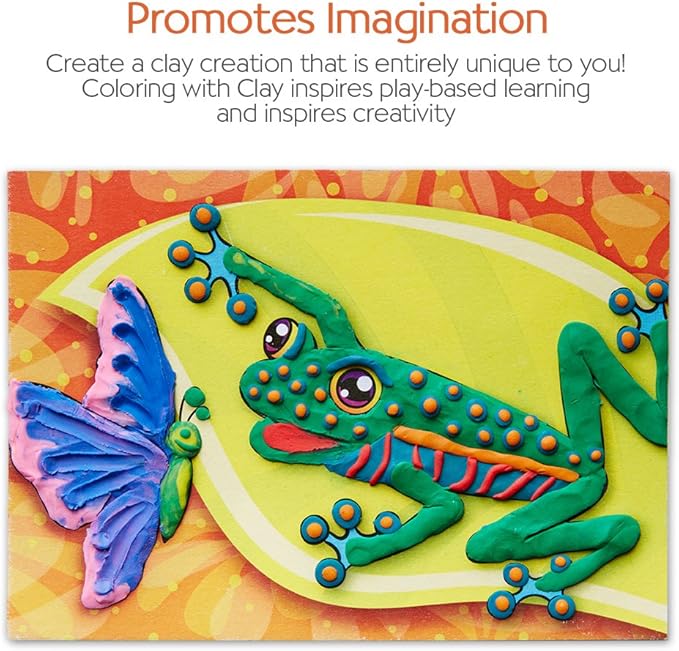Faber-Castell Do Art Coloring with Clay - Modeling Clay Art for Kids