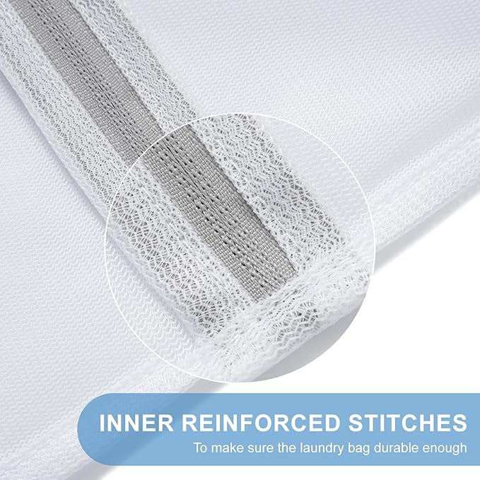 BAGAIL Laundry Bags Mesh Wash Bag for Intimates Lingerie and Delicates, 3Pcs(1S,1M,1L)