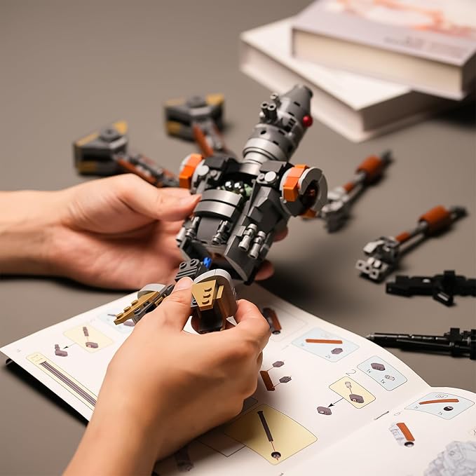 Mech Action Figure Building Kit Compatible with Lego for Boys and Girls 8-14 Years,Cool Halloween Toy for Adults Collection 462 pcs