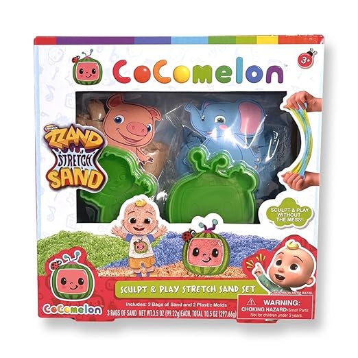 CoComelon Sculpt & Play Stretch Sand Set