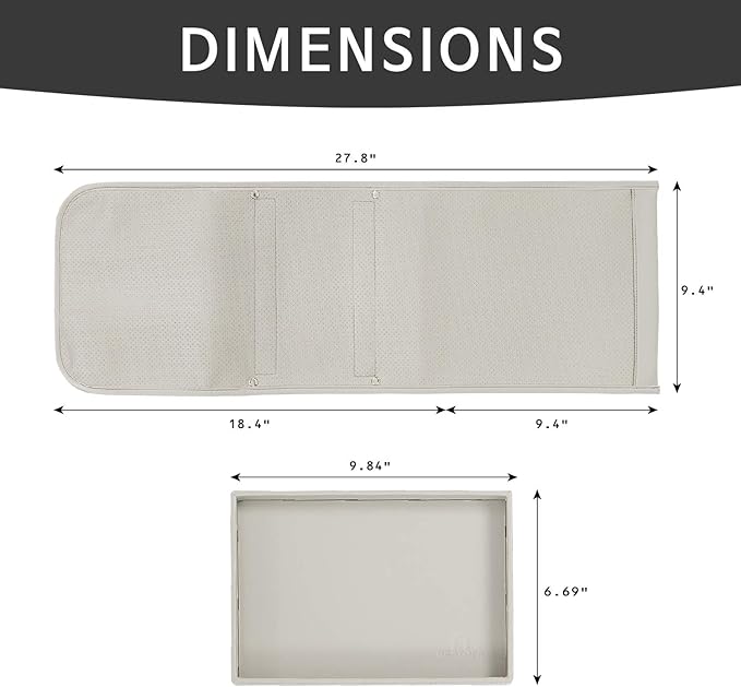 Couch Remote Caddy Control Holder Sofa Synthetic PU Leather Organizer with Detachable Tray for Recliner Chair Armrests with 4 Slots - 1 Large Pockets and 3 Small Pockets (Grey)