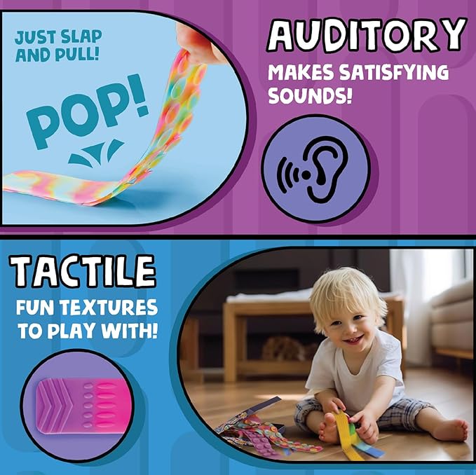 BUNMO 6pk Sensory Suction Toys - Sensory Toys - Engaging Creative & Imaginative Play - Sensory Toys for Children - Stimulating & Addictive - Toys for Kids 3+