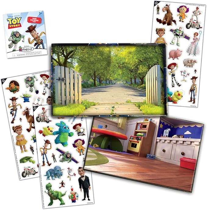 Colorforms — Disney Toy Story Box Set — Pieces Stick Like Magic — Scenes and Pieces for Storytelling Play! — Ages 3+
