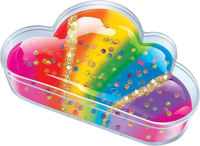 CRA-Z-Slimy Over The Rainbow Slimy Creations Kit - Rainbow Slime Mixing Set, 12 Pre Made Slime Colors with Add-in Charms, Kids Arts & Crafts Set for Boys and Girls Ages 6 and Up, Ages 8 and Up