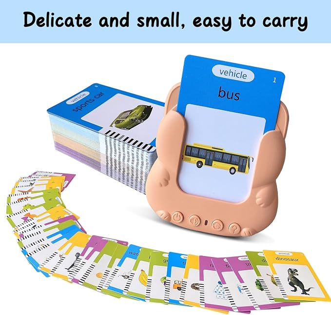Talking Flash Cards Toddler Toys,Kids Toddler Flash Cards with 224/510 Sight Words,Montessori Toys,Bilingual English-Spanish，Learning Educational Toys for Kids Ages (224-Sight Words)