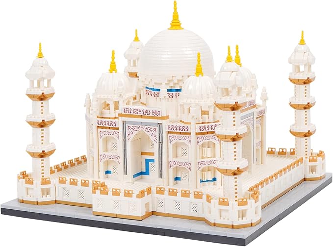 Micro Mini Blocks Architecture Taj Mahal Model Building Blocks Set Architecture Collection (4036 PCS)