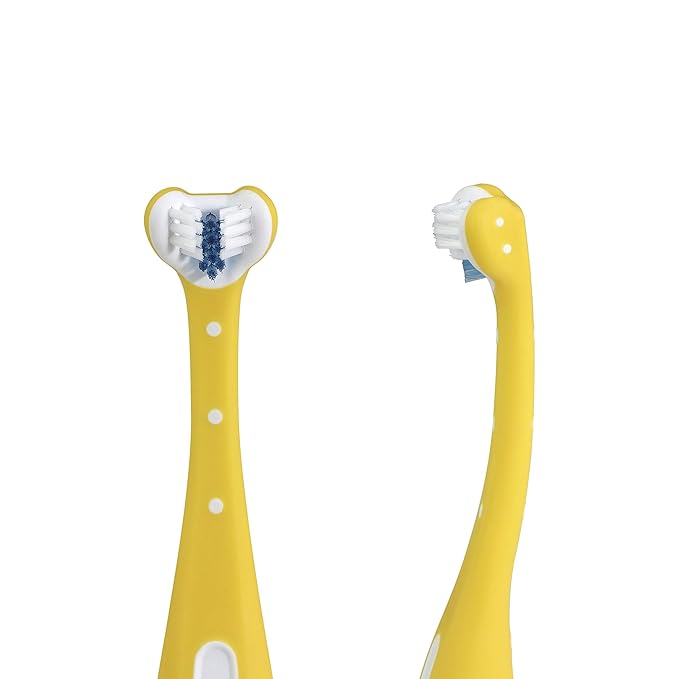 Frida Baby Triple-Angle Toothhugger Training Toothbrush for Toddler Oral Care (Pack of 2)