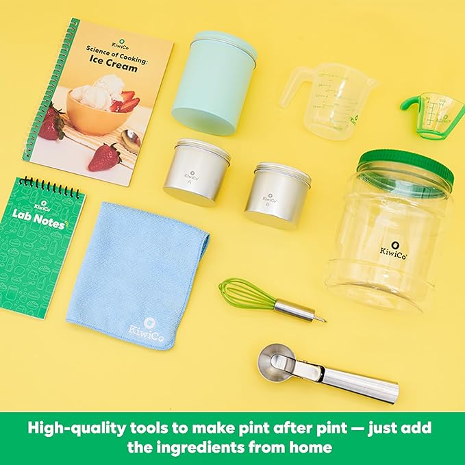 KiwiCo - Science of Cooking: Ice Cream, Learning Cooking Through Chemistry Project, Ages 5+