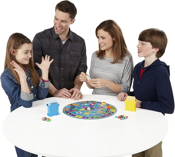 Hasbro Gaming Trivial Pursuit Game Family Edition Board Game | Family Trivia Games for Adults & Kids | 2+ Players | Easter Gifts for Boys & Girls | Ages 8+ (Amazon Exclusive)