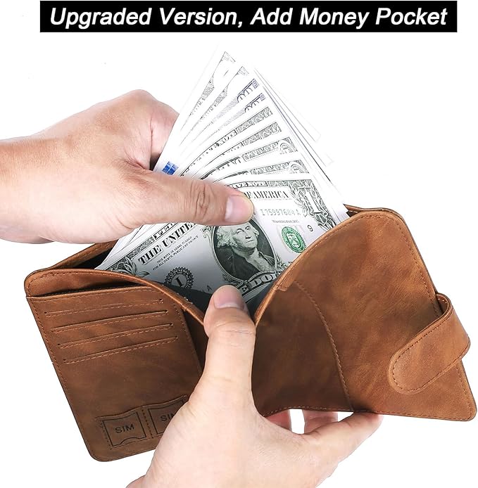 Passport Holder Cover Wallet Travel Essentials Leather Rfid Blocking Case Vacation Luggage Must Haves Travel Accessories for Men Women (120#Brown)