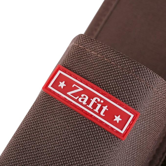 5 Pockets Bedside Caddy, Bedside Storage Organizer for Water Bottles, Magazines, Phone, Glasses (5 Pockets-Coffee)