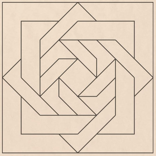 Infinity Unfinished Barn Quilt Square Wooden Sign Craft Kit to Paint, Country Decor Canvas Quilts Blocks Painting Crafts for Adults AVTRBoutique (18 inches, Slip Knot)