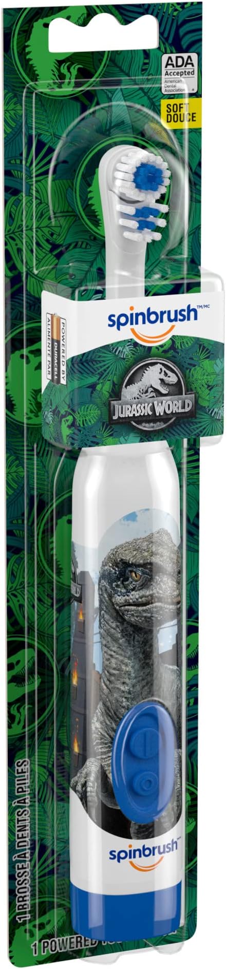 Spinbrush Jurassic World Kid’s Electric Battery Toothbrush, Soft, 1 ct