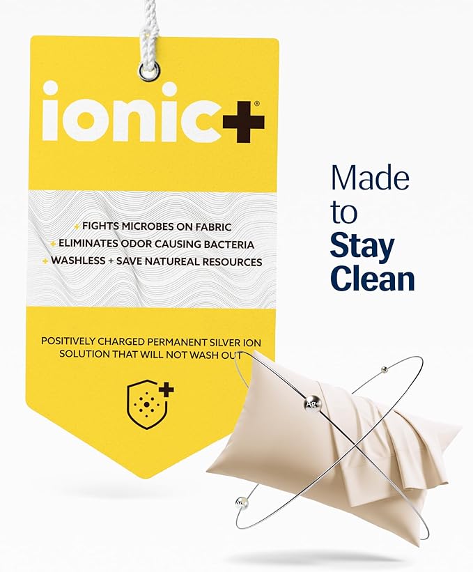 REST® Evercool®+ Cooling Pillowcases King - 2 Pillowcases for Sensitive Skin, Silver Infused Fabric for Hygienic Sleep, Silky Smooth for Curly Hair, High Elastic for Snug Fit (19x35 inches)