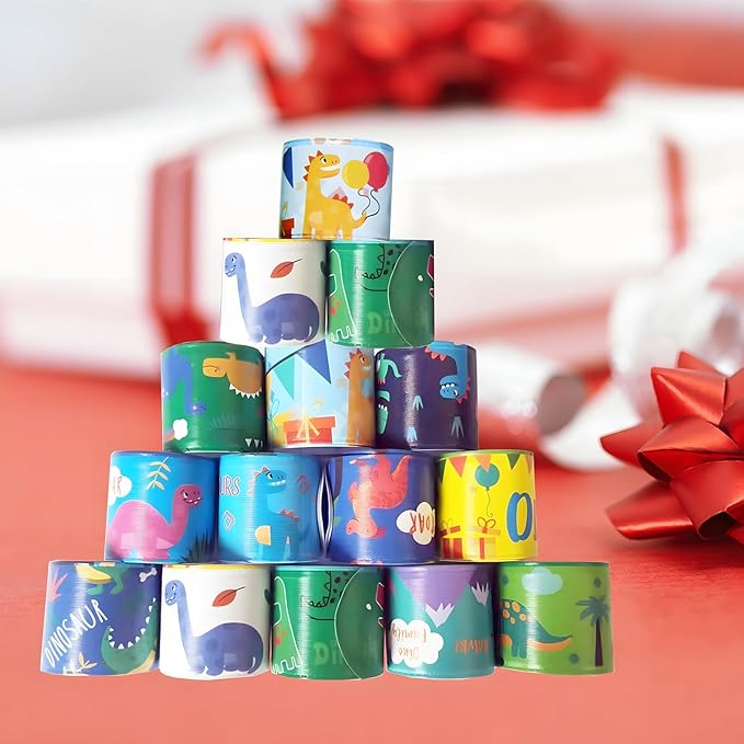 24Pcs Dinosaur Slap Bracelets Cute Cartoon Snap Bracelet Wristband for Party Favour Bag Filler Bulk Snap Bands for School Prizes/Exchanging Gift/Christmas/Easter/Thanksgiving/Birthday Gifts