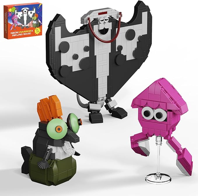 Game Cartoon Building Sets, Figure Building Blocks Kits Compatible with Lego, Stable Lovely Building Model Creative Idea Gift for Boys Teens Kids 8+ (497 Pieces)