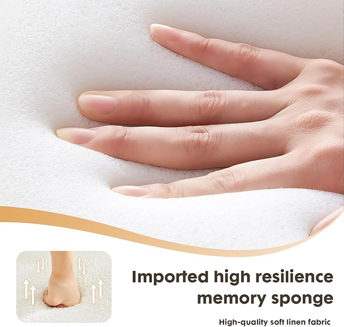 Upholstered Rocking Chair, Glider Chair with Side Pocket, Rocking Accent Chair with Rubber Wood Legs, Wooden Nursery Rocking Chair for Living Room, Bedroom, Nursery