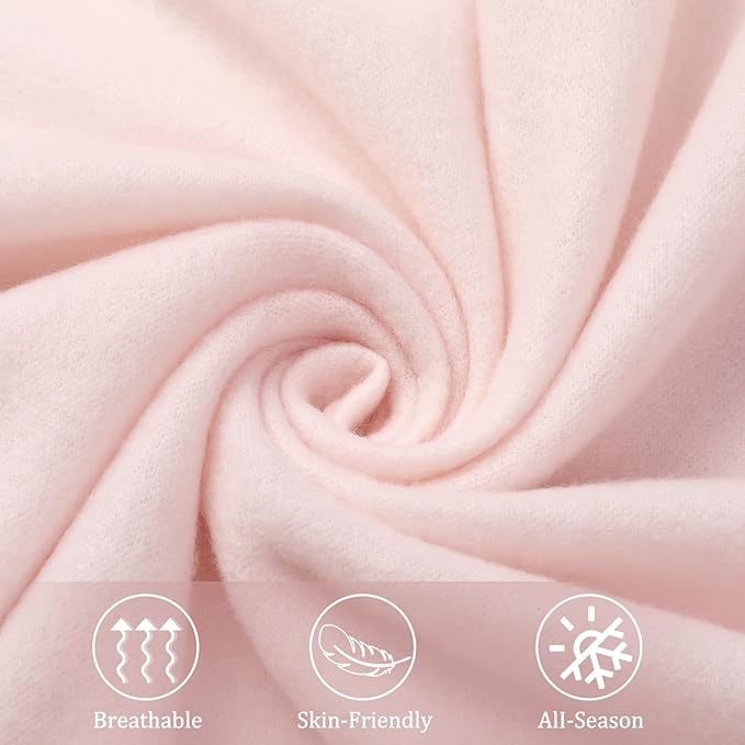 Kinlop Fleece Blanket Bulk 60 x 50 Inch Soft Lightweight Fleece Cozy Blanket Warm Throw Plush Pet Throw for Bed Couch Sofa Home Office Wedding Gifts Travel Camping(Pink Tones,40 Packs)