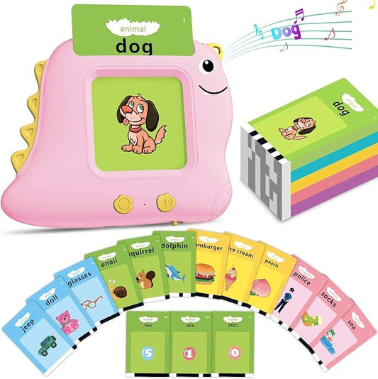 Girls Toys Montessori Toys for 2 3 4 Year Old, Talking Flash Cards with 510 Sight Words, Sensory Toys for Toddlers 2-4 Autism Children, Speech Therapy Preschool Learning Toys, Kids Ideal Gifts