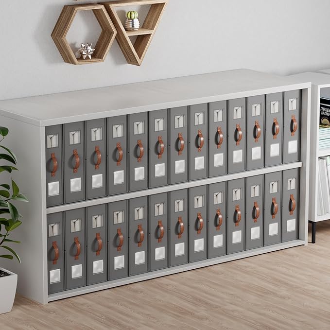 4 Pack Bed Sheet Storage Organizers- Premium Fabric Closet Organizer with Clear View Window, Space-Saving Foldable Design for Queen/King Size Bedsheets, Blankets & Duvet Covers