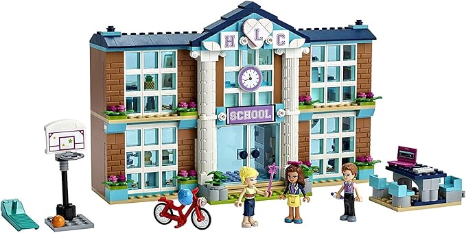 LEGO Friends Heartlake City School 41682 Building Kit; Pretend School Toy Fires Kids’ Imaginations and Creative Play; New 2021 (605 Pieces)