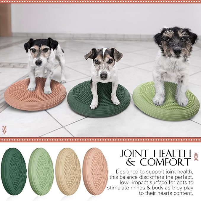 Libima 4 Pcs Wiggle Seat Inflated Wobble Cushion for Sensory Kid 13 Inches Balance Disc Flexible Seating for Classroom Sensory Pad for Chair Wiggle Cushion