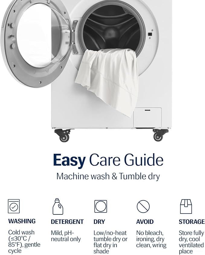 REST® Evercool®+ Cooling Pillowcases Standard - 2 Pillowcases for Sensitive Skin, Silver Infused Fabric for Hygienic Sleep, Silky Smooth for Curly Hair, High Elastic for Snug Fit (19x29 inches)